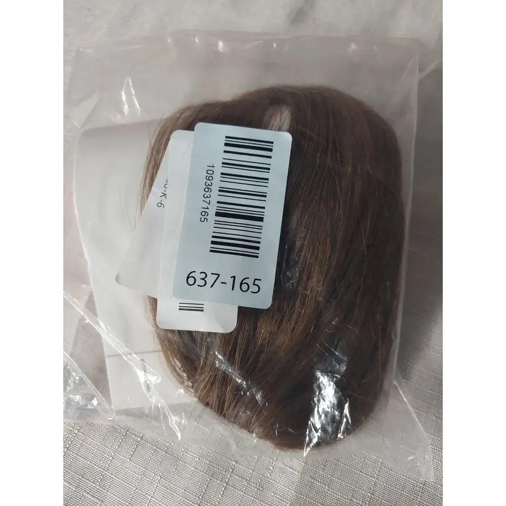 Womens Clip In Hair Bangs Brown Fringe Extension Natural Style Hairpiece